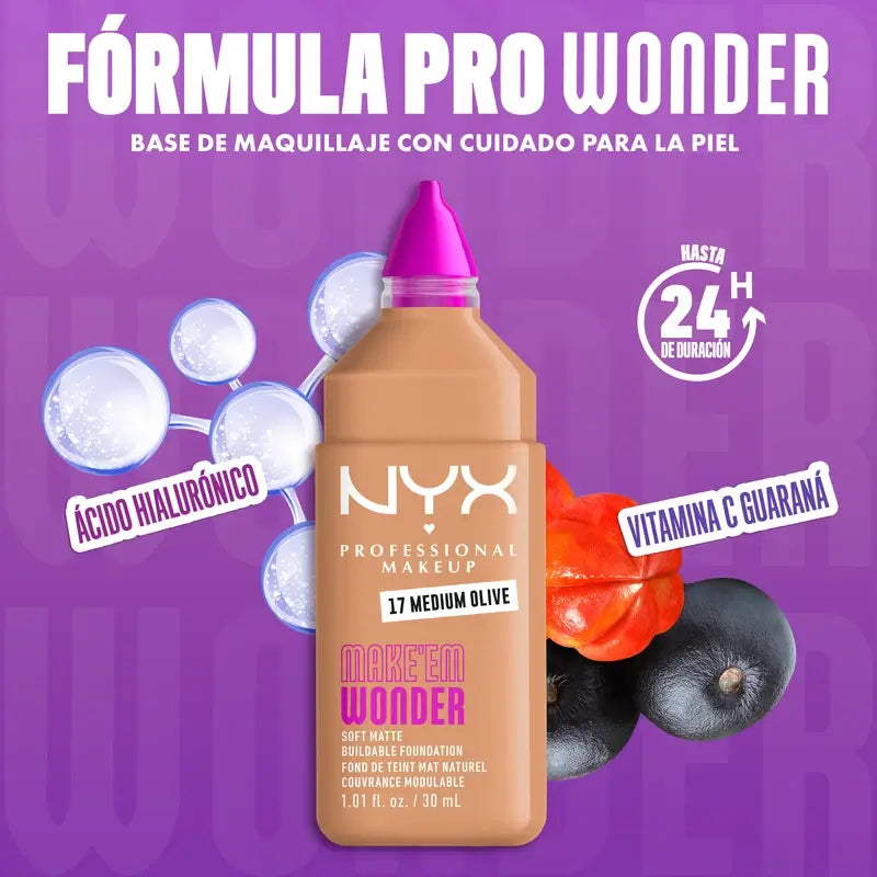 Nyx Cosmetics Make Em Wonder Fdt Oliva Media, 30 ml