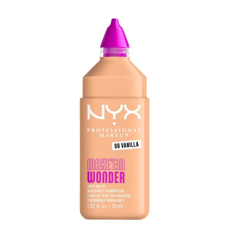 Nyx Cosmetics Make Em Wonder Fdt Vaniglia, 30 ml