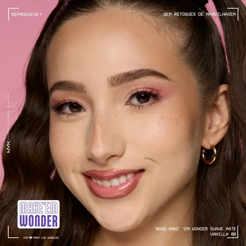 Nyx Cosmetics Make Em Wonder Fdt Vaniglia, 30 ml