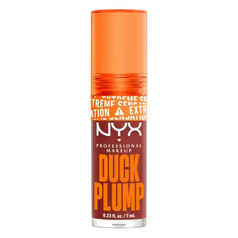 Nyx Duck Plump Lucidalabbra ad alta pigmentazione Gloss Volumizzante Brick Of Time 06 , 7 ml