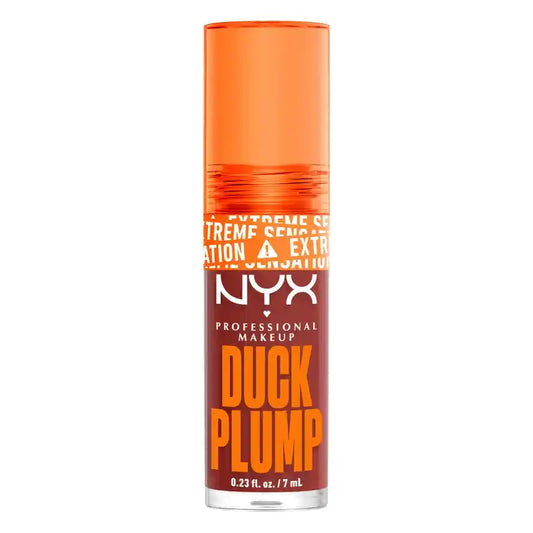 Nyx Duck Plump Lucidalabbra ad alta pigmentazione Gloss Volumizzante Brick Of Time 06 , 7 ml
