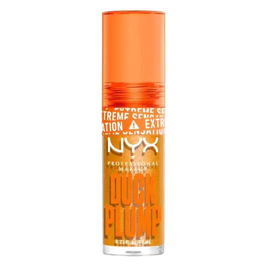 Nyx Duck Plump Lucidalabbra ad alta pigmentazione Glitter Oro 22 , 7 ml