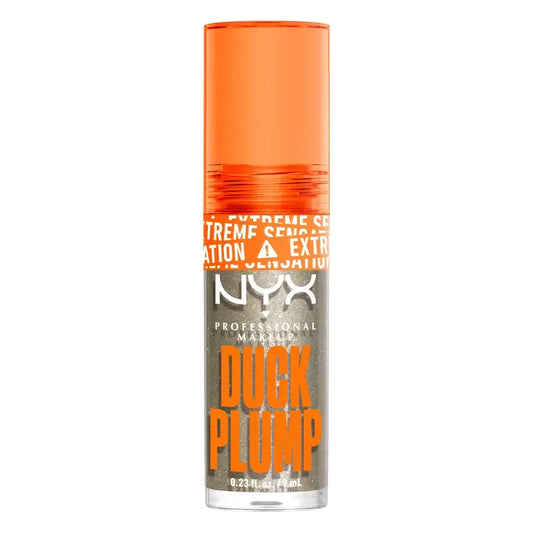 Nyx Duck Plump High Pigment Lip Gloss Gloss Volumizzante Glitter Argento 20 , 7 ml
