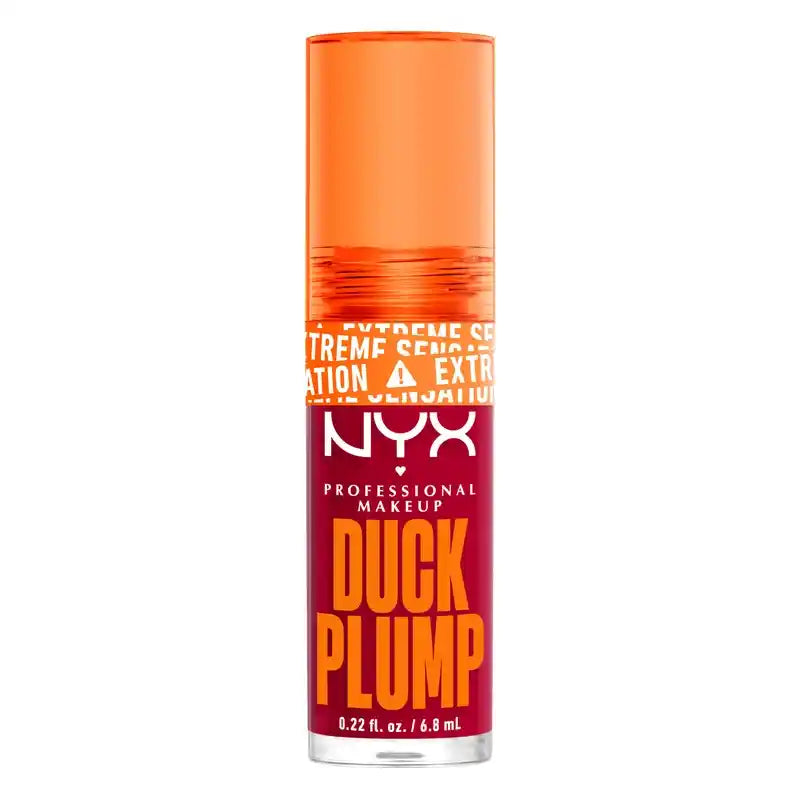 Nyx Duck Plump Lucidalabbra ad alta pigmentazione Gloss Volumizzante Hall Of Flame , 7 ml