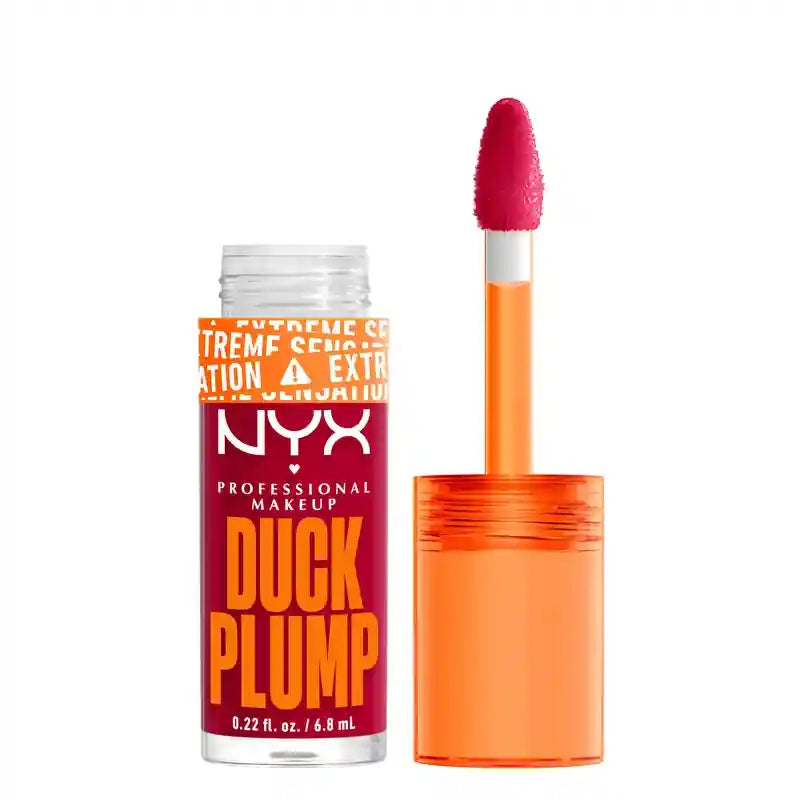 Nyx Duck Plump Lucidalabbra ad alta pigmentazione Gloss Volumizzante Hall Of Flame , 7 ml