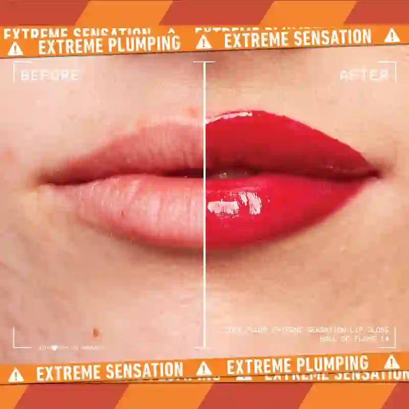 Nyx Duck Plump Lucidalabbra ad alta pigmentazione Gloss Volumizzante Hall Of Flame , 7 ml
