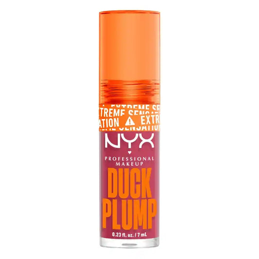 Nyx Duck Plump Lucidalabbra ad alta pigmentazione Gloss Volumizzante Strike A Rose , 7 ml