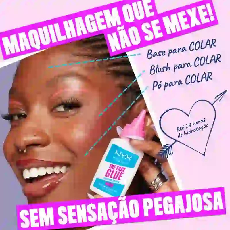 Nyx Face Glue Gripping Primer idratante e a lunga durata, 35 ml
