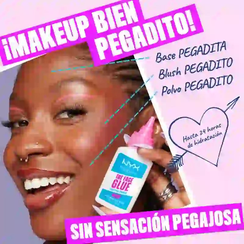 Nyx Face Glue Gripping Primer idratante e a lunga durata, 35 ml