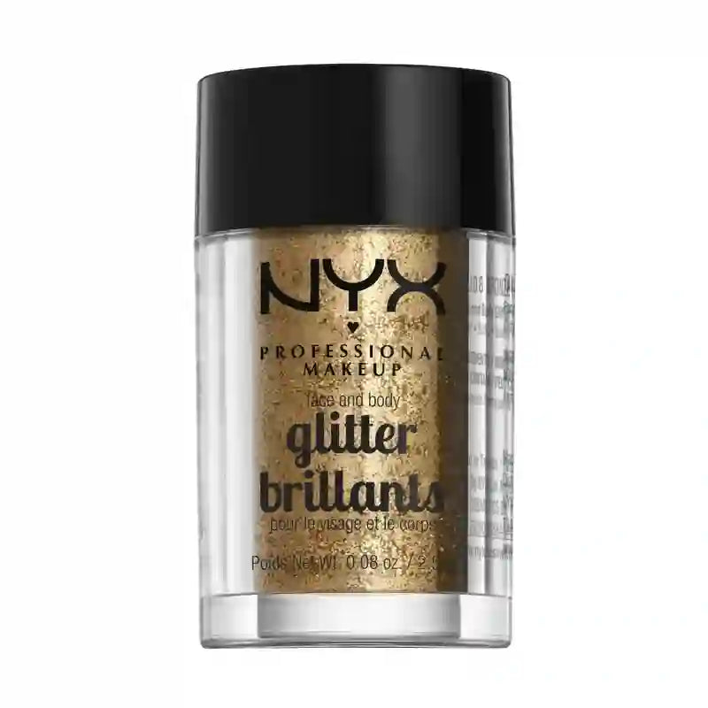Nyx Face & Body Glitter Face & Body Glitter Bronze Shade , 2,5 grammi