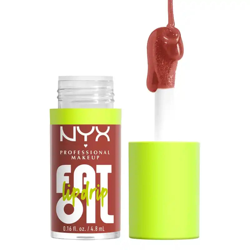 Nyx Fat Oil Lip Drip Olio per labbra Splash Of Cream , 4,8 ml