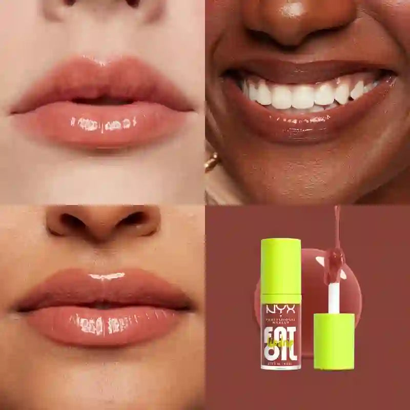 Nyx Fat Oil Lip Drip Olio per labbra Splash Of Cream , 4,8 ml