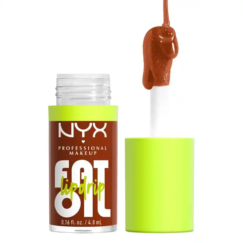Nyx Olio Grasso Labbra Gocciolante Olio Labbra Scrollin. 12H Idratante. , 4,8 ml