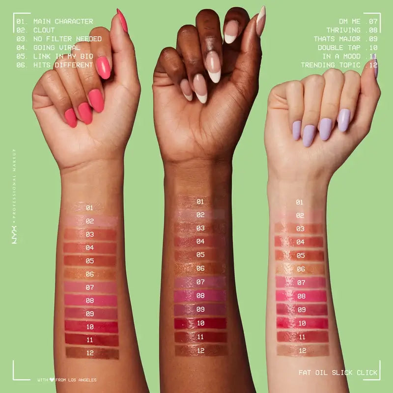Nyx Olio Grasso Slick Click Hits Different Lip Oil , 2 gr