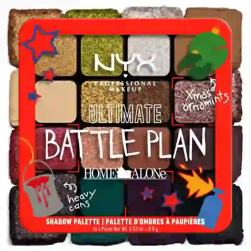 Nyx Home Alone Ultimate Shadow Palette - Ultimate Battle , 1 pz.