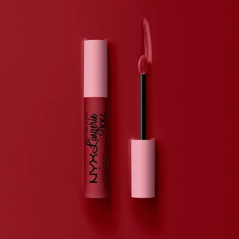 Nyx Rossetto Liquido Lip Lingerei Xxl Lunga Durata, Opaco 16H . Tonalità Its Hotter , 4 ml