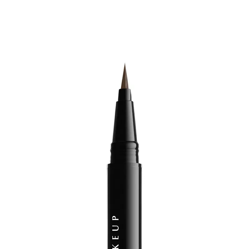 Nyx Brow Tint Pen Lift&Snatch! Brow Tint Pen, 16H a lunga durata, formula vegana, tonalità marrone cenere, 1 ml