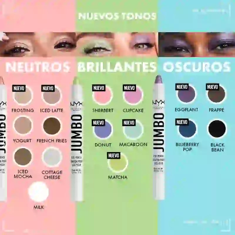 Nyx Matita occhi Jumbo - Fagiolo nero , 5 gr