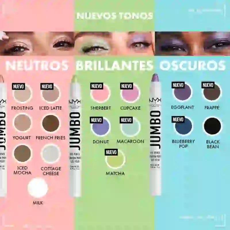 Nyx Matita Occhi Jumbo - Glassa , 5 gr
