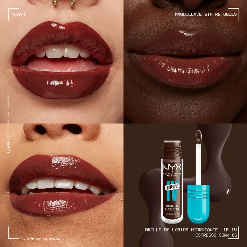 Nyx Lip Iv Lip Colour Espresso Soak Shade 06 , 5 ml
