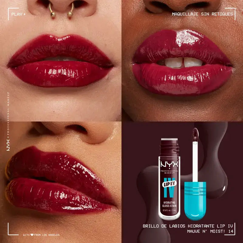 Nyx Lip Iv Lip Colour Mauve N Moist Shade 14 , 5 ml
