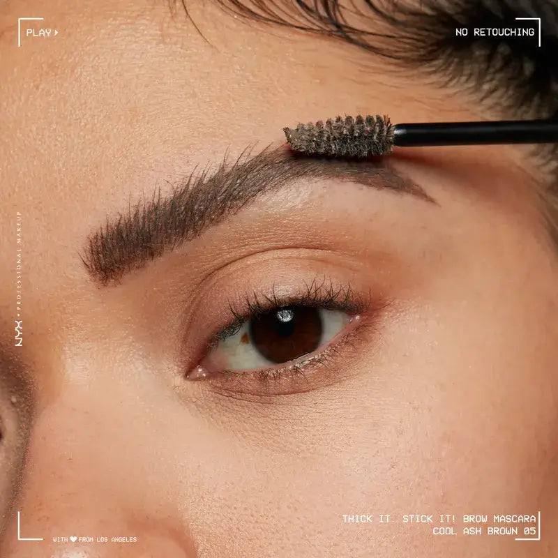 Nyx Thick It Stick It Mascara per sopracciglia di formula vegana, 7 ml