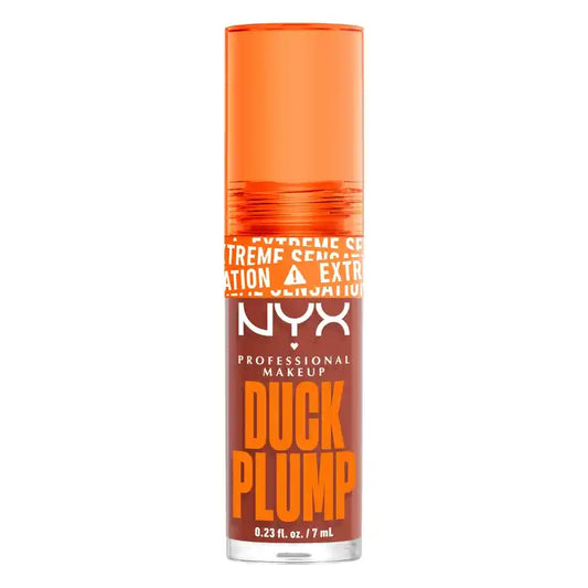 Nyx Nyx Duck Plump Lucidalabbra ad Alto Pigmento Gloss Volumizzante Marrone D'Applauso , 7 ml