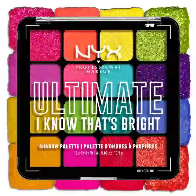 Nyx Ultimate Shadow Palette I Know That's Bright , 1 pz.