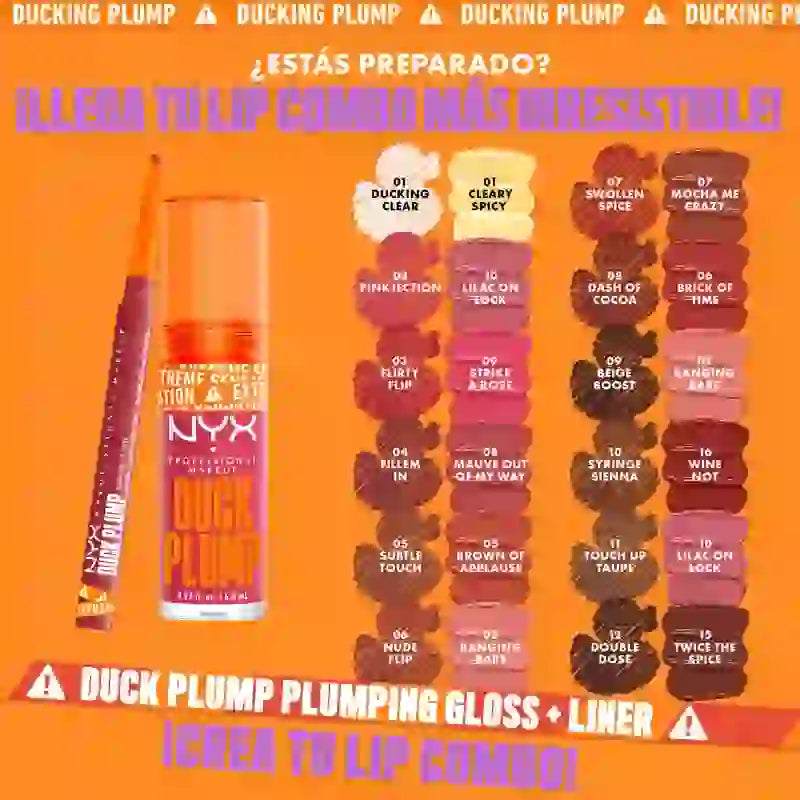Nyx Duck Plump Volumising Lip Liner, Lip Liner, Flirty Flip 03 , 0,33 grammi