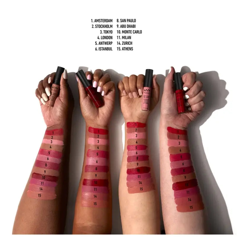 Nyx Creamy Lipstick Soft Matte Lip Cream San Paolo , 8 ml