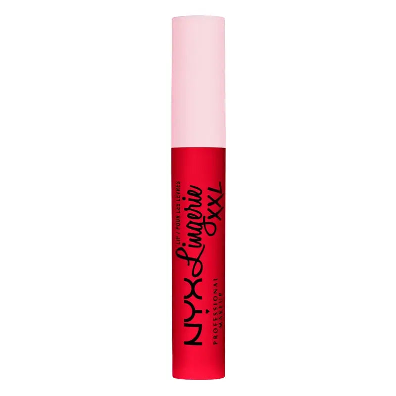 Nyx Lipstick Lip Lingerie Xxl Fuego Copertura opaca al 100% a lunga durata, tonalità Untamable, 4 ml