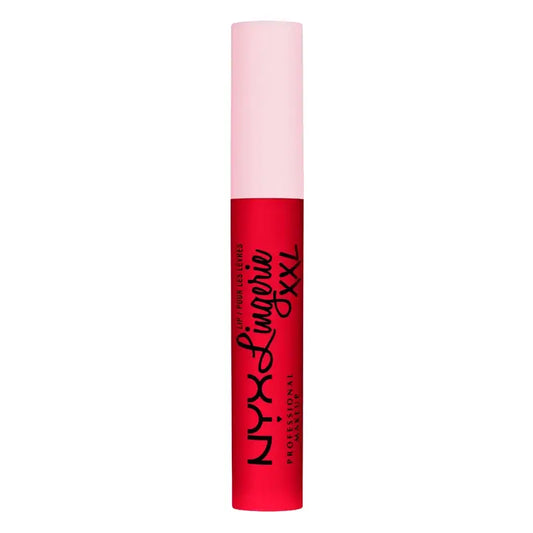 Nyx Lipstick Lip Lingerie Xxl Fuego Copertura opaca al 100% a lunga durata, tonalità Untamable, 4 ml