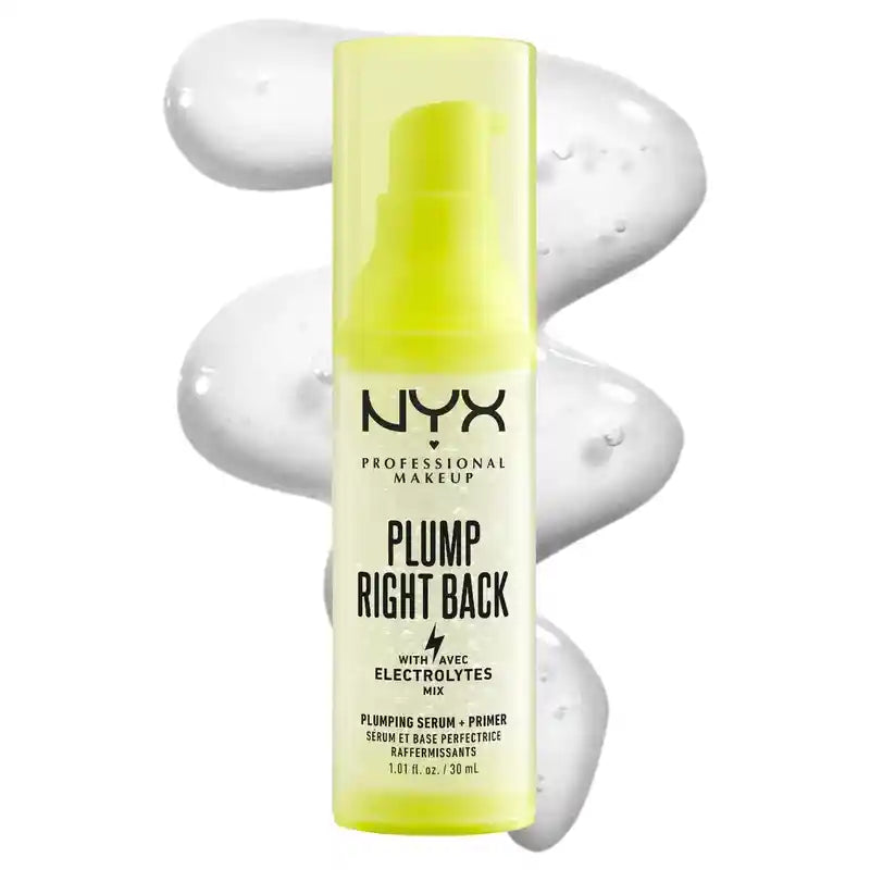 Nyx Plump Right Back Primer & Serum. Acido ialuronico. Vitamine multiple, 30 ml