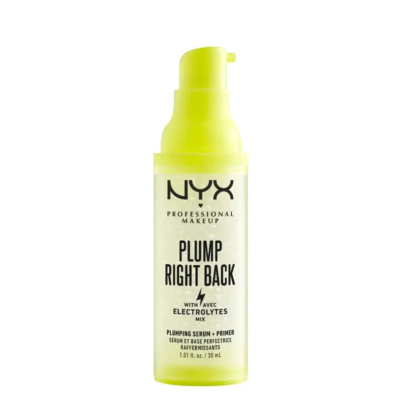 Nyx Plump Right Back Primer & Serum. Acido ialuronico. Vitamine multiple, 30 ml