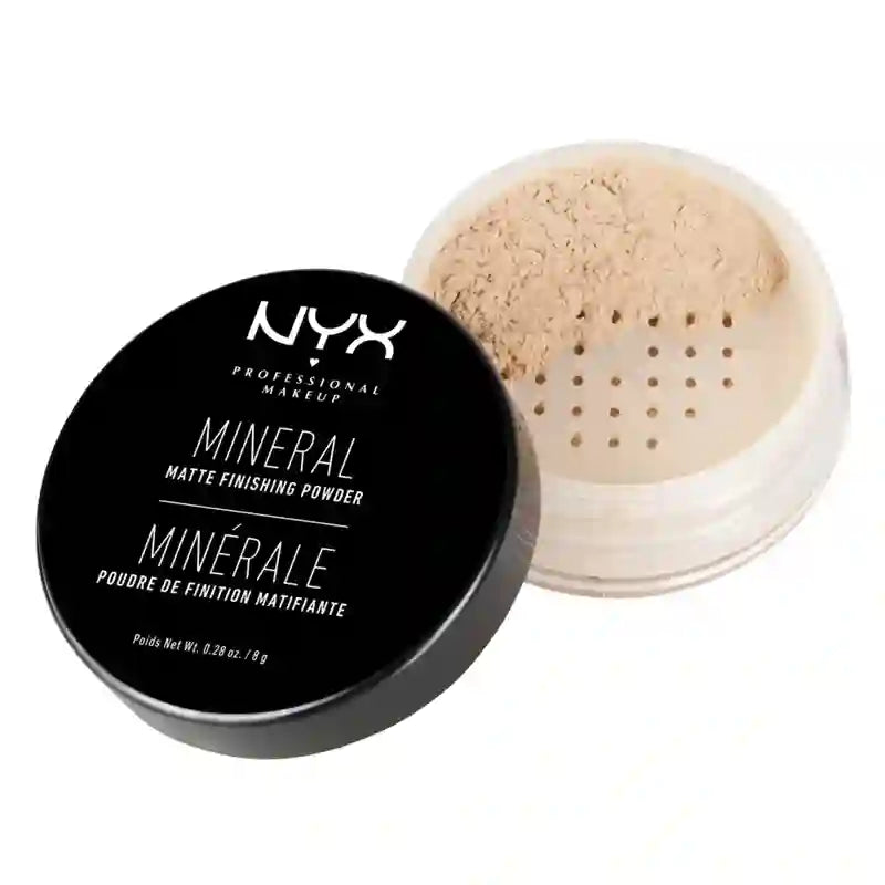 Nyx Setting Powder Mineral Finishing Powder Light Medium Medium Light 01 , 8 gr