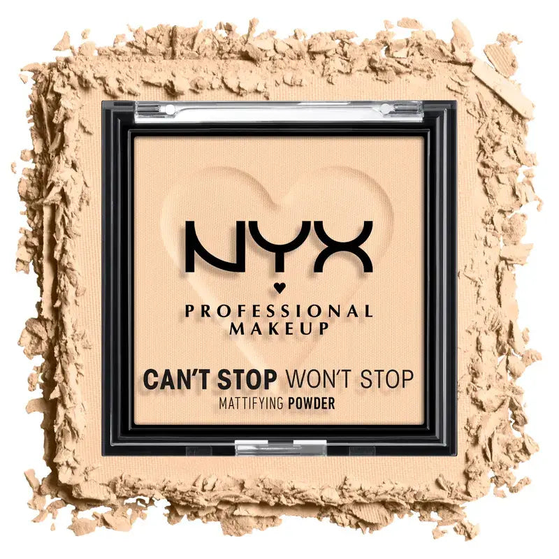 Nyx Professional Polvere opacizzante Can't Stop Won't Stop Shade 02 Light , 6 gr