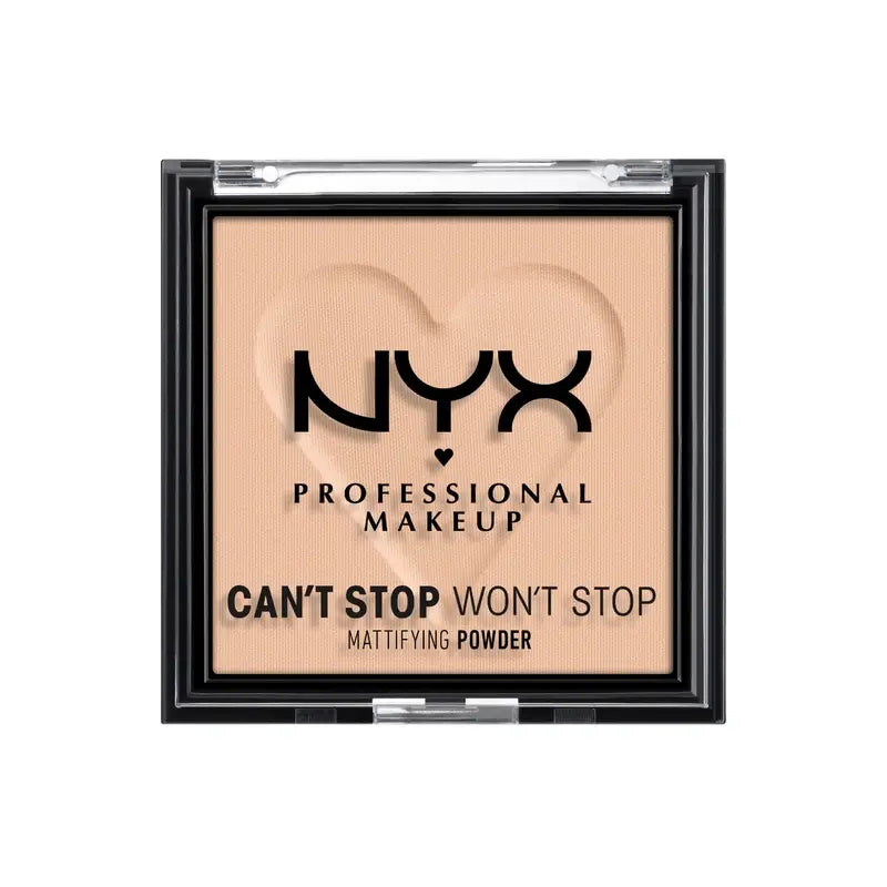 Nyx Professional Polvere opacizzante Can't Stop Won't Stop Shade 03 Light-Medium , 6 gr