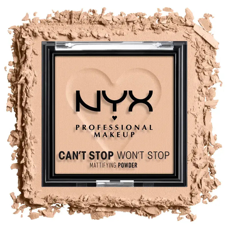 Nyx Professional Polvere opacizzante Can't Stop Won't Stop Shade 03 Light-Medium , 6 gr