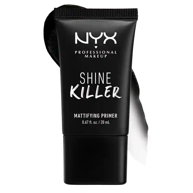 Nyx Primer Shine Killer, opacizzante per pelli grasse e di tendenza Vegan Translucent, 20 ml
