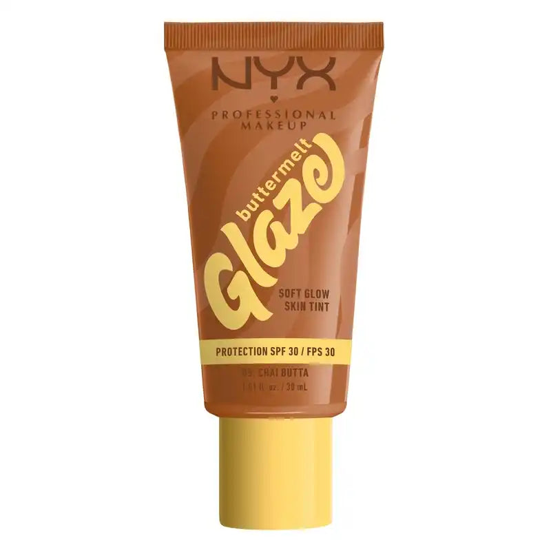 Nyx Skin Tint Buttermelt Glaze Soft Glow + Protection Spf/Fps 30 , 30 ml