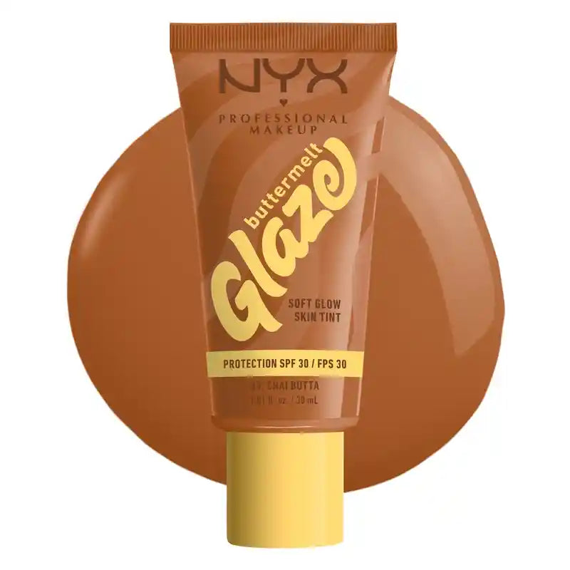 Nyx Skin Tint Buttermelt Glaze Soft Glow + Protection Spf/Fps 30 , 30 ml
