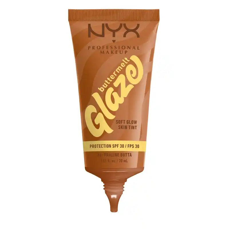 Nyx Skin Tint Buttermelt Glaze Soft Glow + Protection Spf/Fps 30 , 30 ml