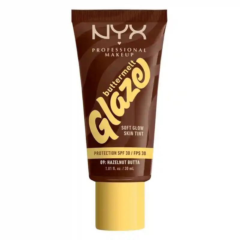 Nyx Skin Tint Buttermelt Glaze Soft Glow + Protection Spf/Fps 30 , 30 ml