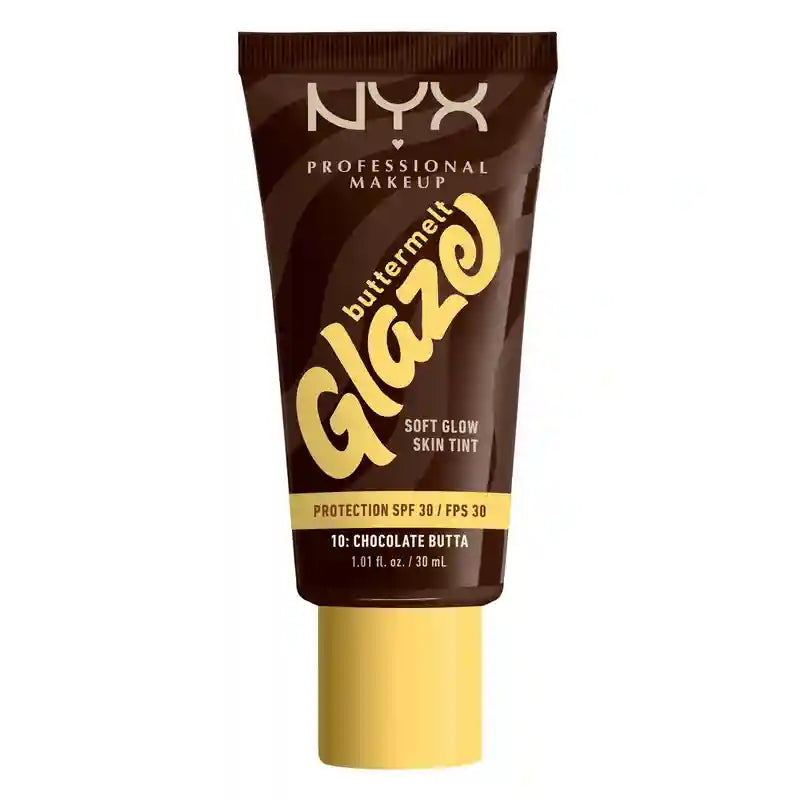 Nyx Skin Tint Buttermelt Glaze Soft Glow + Protection Spf/Fps 30 , 30 ml