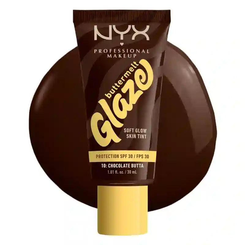Nyx Skin Tint Buttermelt Glaze Soft Glow + Protection Spf/Fps 30 , 30 ml