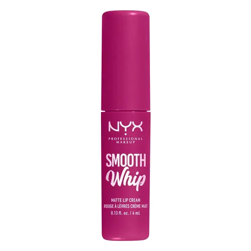 Nyx Smooth Whip Matte Lip Cream, rossetto liquido cremoso, opaco, tonalità Bday Frosting 09 , 4 ml