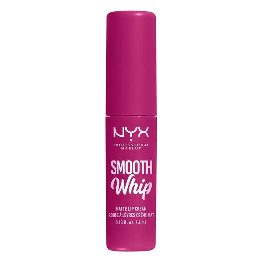 Nyx Smooth Whip Matte Lip Cream, rossetto liquido cremoso, opaco, tonalità Bday Frosting 09 , 4 ml