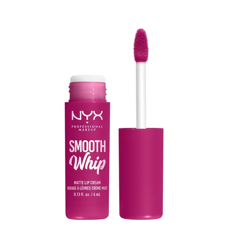Nyx Smooth Whip Matte Lip Cream, rossetto liquido cremoso, opaco, tonalità Bday Frosting 09 , 4 ml
