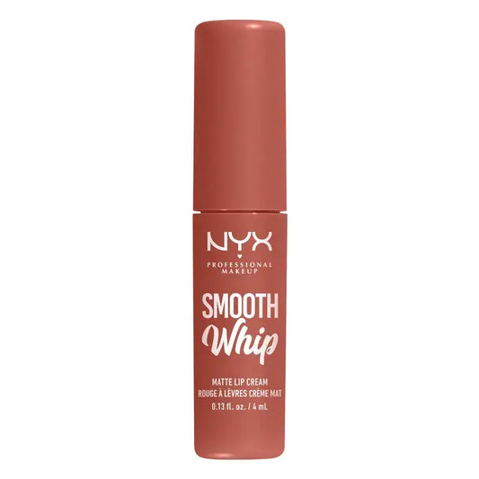 Nyx Smooth Whip Matte Lip Cream, rossetto liquido cremoso, opaco, tonalità Kitty Belly , 4 ml