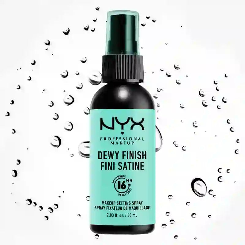 Nyx Makeup Setting Spray Dewy Setting Spray per un effetto pelle succosa, 60 ml